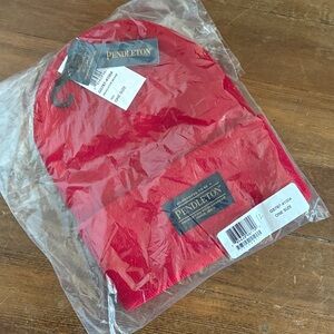 Pendleton Vibrant Red Knit Beanie